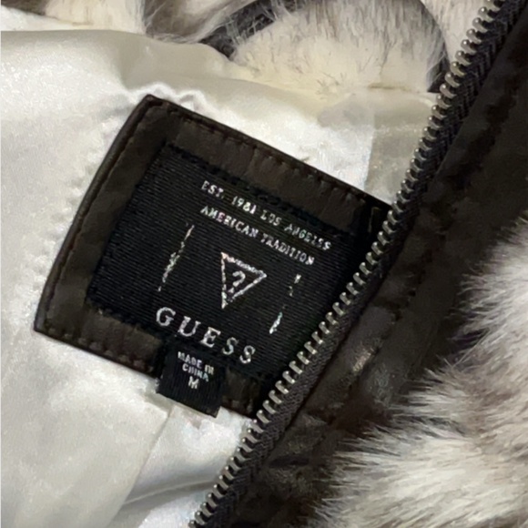 GUESS Faux Fur Jacket - Picture 6 of 7